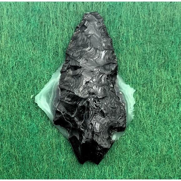 Lot of 11 Native American Arrowheads Framed Case Montana - Picture 6 of 15